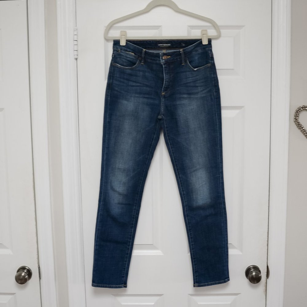 Lucky Brand Blue Skinny Jeans, Size 6/28